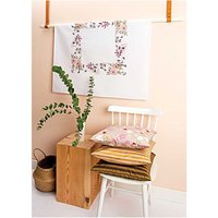 Stickpackung Tischdecke Vogel 90x90cm von Rico Design