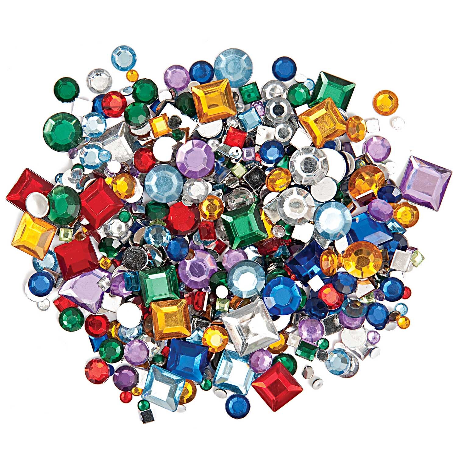 Strass Mix Kreis und Quadrat mehrfarbig ca. 800 Stück Strass Mix Kreis und Quadrat mehrfarbig ca. 800 Stück von Rico Design