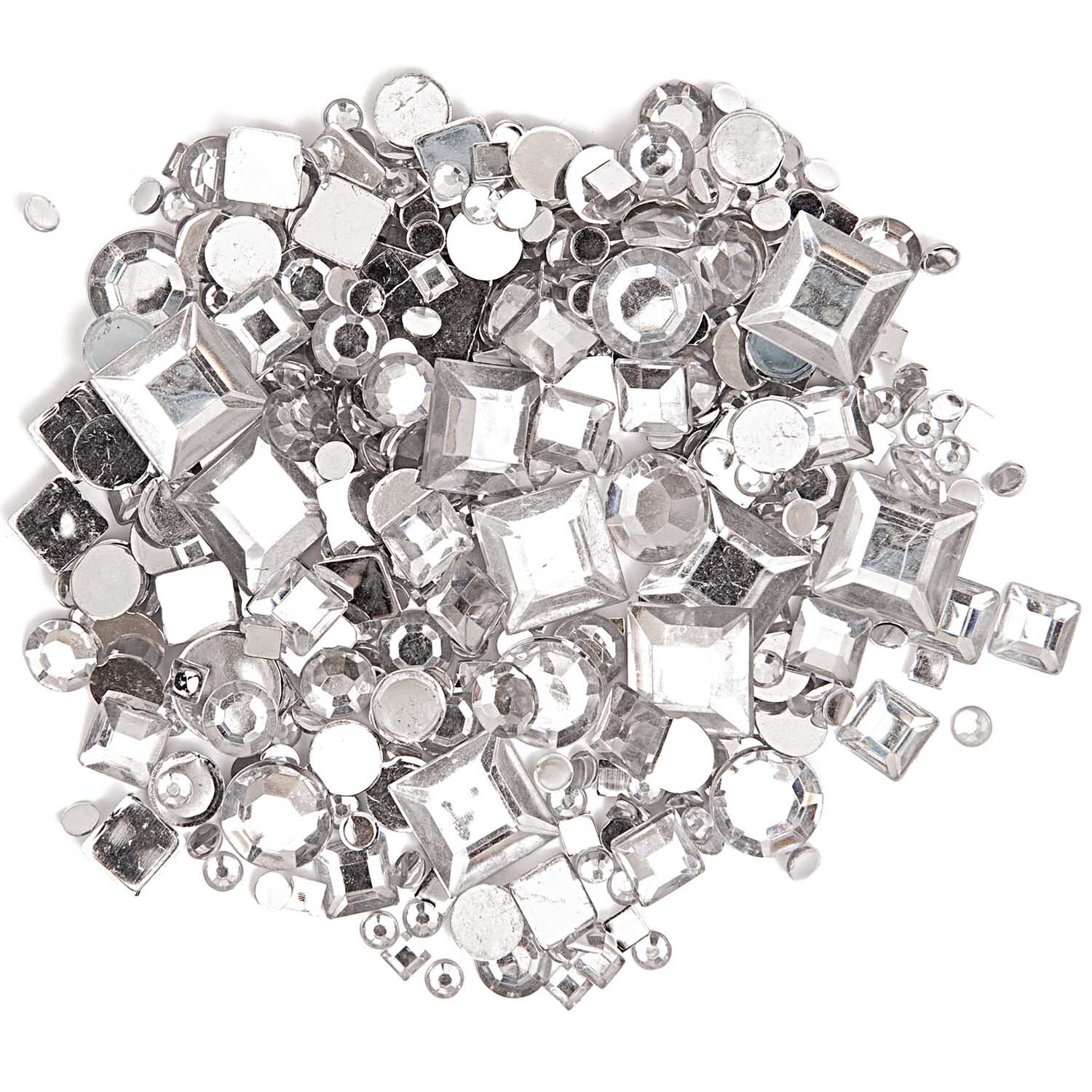 Strass Mix Kreis und Quadrat transparent ca. 800 Stück Strass Mix Kreis und Quadrat transparent ca. 800 Stück von Rico Design