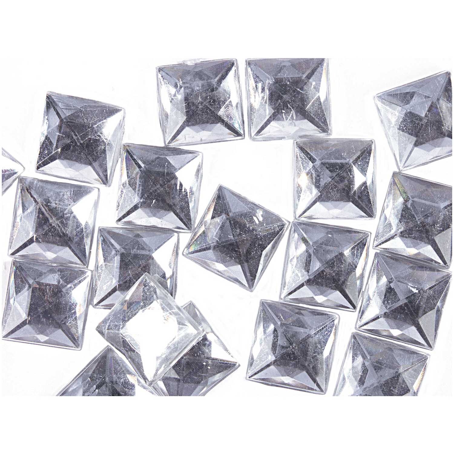 Strass Quadrat transparent ca. 50 Stück Strass Quadrat transparent ca. 50 Stück von Rico Design