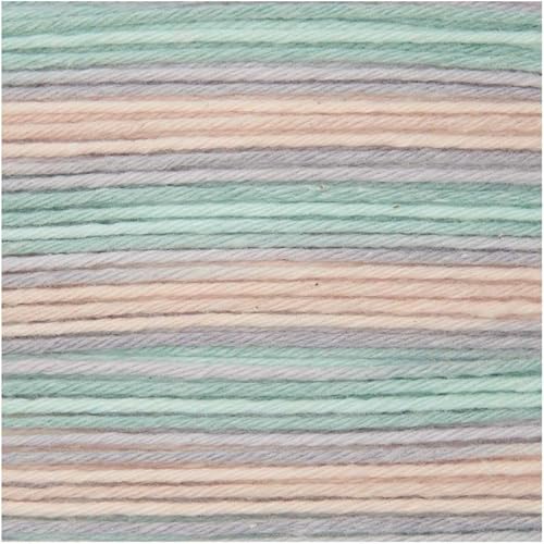 Rico Baby Cotton Soft Print DK 034 Mauve-Aqua von Rico Design