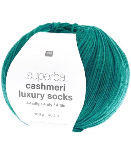 Rico Design Superba Cashmeri Luxury Socks 4 Fäden – 100 g von Rico Design