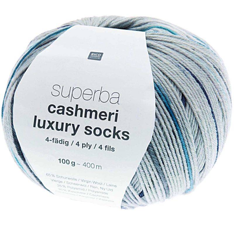 Superba Cashmeri Luxury Socks 4fädig von Rico Design