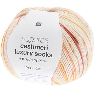 Superba Cashmeri Luxury Socks 4fädig von Rico Design