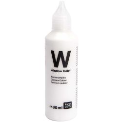 Window Color Konturenfarbe weiß 80ml von Rico Design