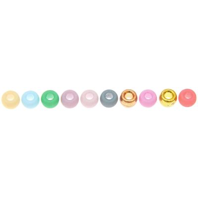 itoshii - Ponii Beads matt Fashion 9x6mm 400 Stück von Rico Design