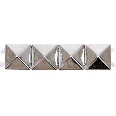 itoshii Pyramiden Perlen quadratisch silber von Rico Design