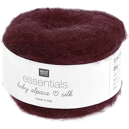 Rico Essentials Baby Alpaca Loves Silk 009 bordeaux von Rico Design