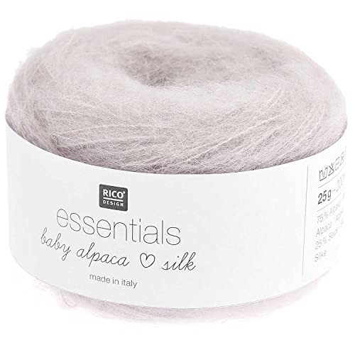 Rico Essentials Baby Alpaka Loves Silk 001 Nature von Rico Design