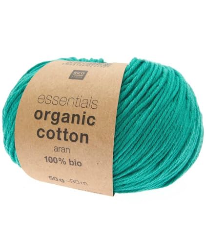 Rico Essentials Bio-Baumwolle Aran 030 aqua von Rico Design