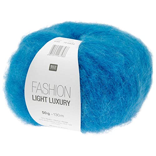 Rico Fashion Light Luxury Fb. 39 blau, leichte Wolle mit Alpakawolle zum Stricken von Rico Design