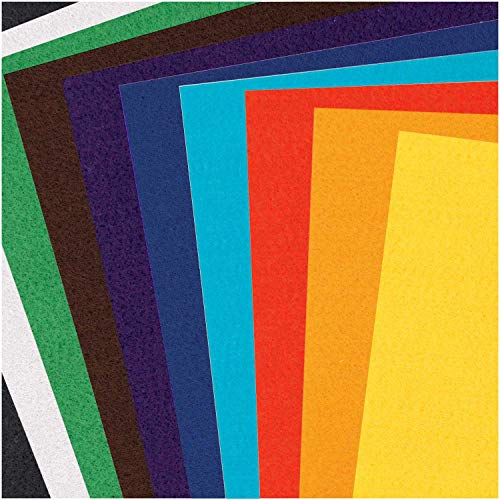 Rico Filz Platten Set Basic, mit 10 Platten A4,20x30 cm von Rico Design