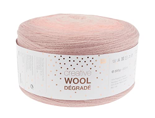 Rico Wolle Creativ Wool Dégradé 200 g 4-nitkowy puder von Rico Design