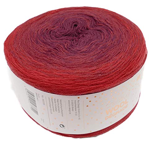 Rico Wolle Creativ Wool Dégradé 200g 4-fädig Rot von Rico Design