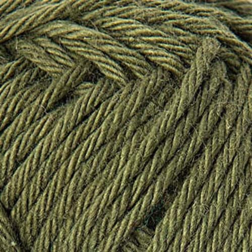 Ricorumi DK Wolle 100% Baumwolle Häkelgarn Häkelwolle 1 Knäul 25g Farbe (048 Olive) von Rico Design