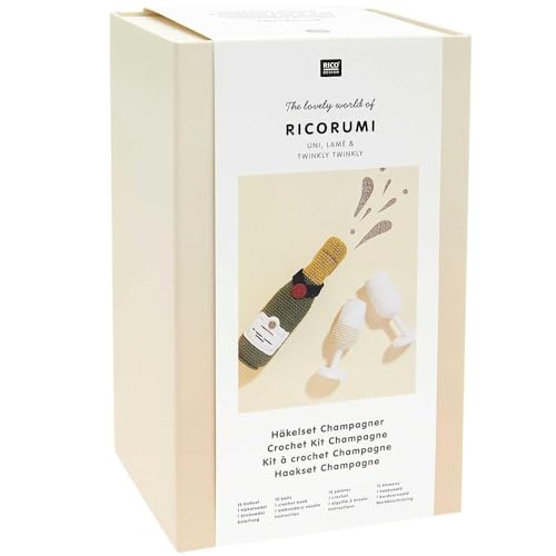 Ricorumi Häkelset "The Winner Is" - Champagner von Rico Design