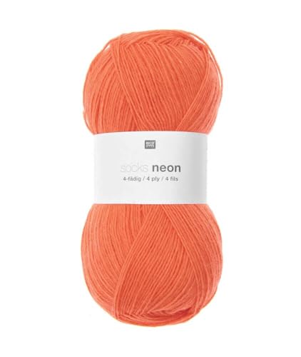 Socks Neon Sockenwolle, 4 Fäden, 100 g Rico Design von Rico Design