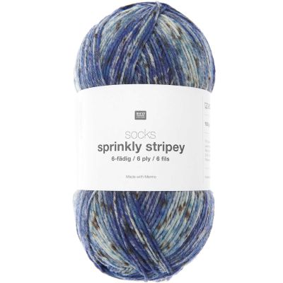 Socks Sprinkly Striply 6-fädig von Rico Design