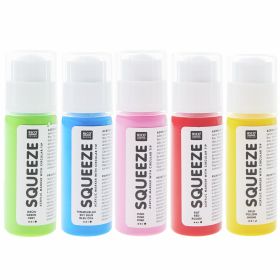 Squeeze Acrylic Marker Set Basic Rainbow von Rico Design