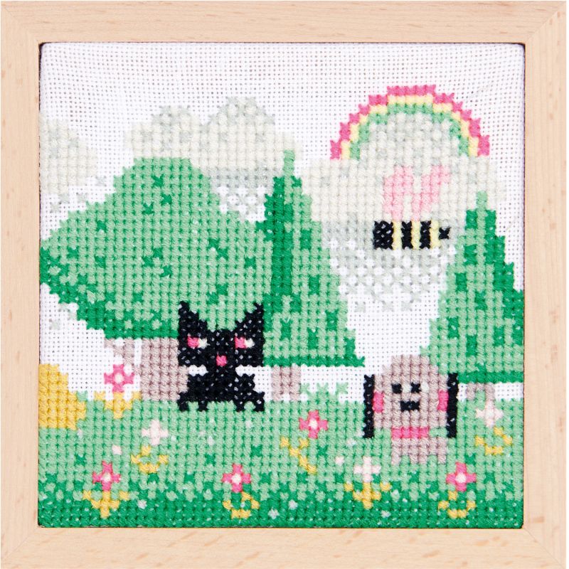 Stickpackung Pixel Art Landschaft von Rico Design