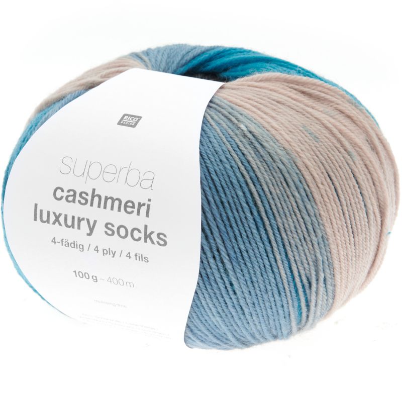 Superba Cashmeri Luxury Socks 4fädig von Rico Design