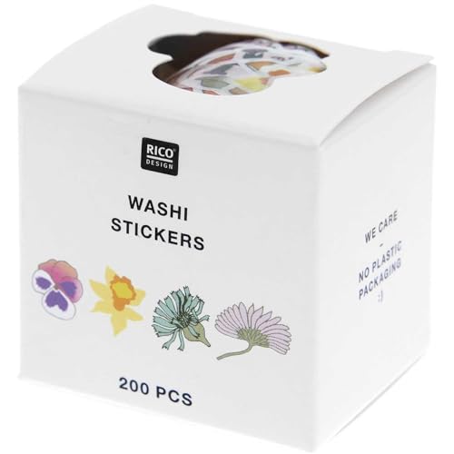 Washi Sticker Futschikato, Blumen FSC MIX von Rico Design