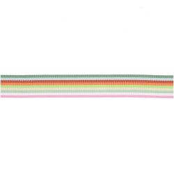 Webband Multi Streifen Neon Bunt von Rico Design