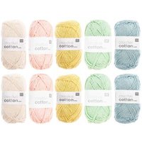 Wollpaket Creative Cotton Aran Pastell von Rico Design