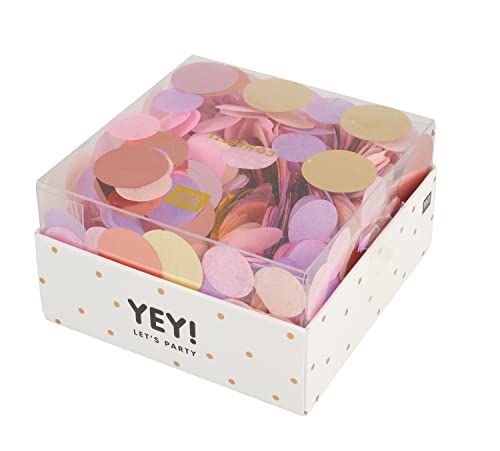 YEY Let's Party Konfetti-Mix 20g Partydekoration Pastell von Rico Design