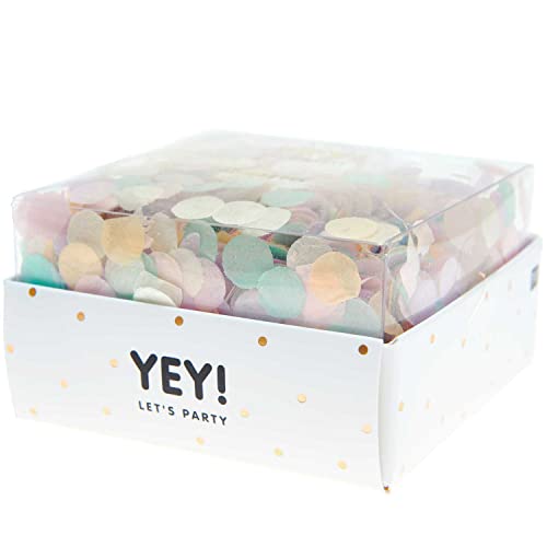 YEY Let's Party Konfetti-Mix 20g Partydekoration Rainbow von Rico Design