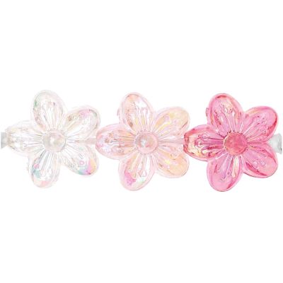 itoshii Blumenperlen Rosa Mix holografisch von Rico Design