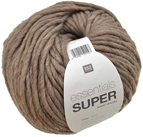 Rico essentials Super chunky Fb. 02 - Camel wunderbare Schnellstrickwolle für Ihre modischen Projekte von Rico Design