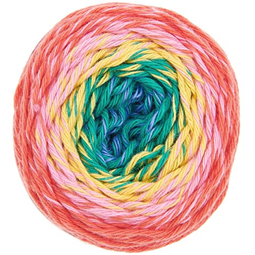 50g Ricorumi -Spin Spin - Farbe: 18 - Verlauf regenbogen - feine Baumwolle zum Häkeln von Amigurumi-Figuren aus den neue Ricorumi-Heften von Rico Design