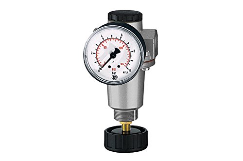 RIEGLER 100807-637.10 C Druckregler »Standard«, inkl. Manometer, BG 1, G 1/4, 0,5-10 bar, 1Stk von Riegler