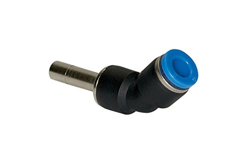 RIEGLER 109888-156.1212 Steckverbindung 45°, Stecknippel 12 mm »Blaue Serie«, Schl.-Ø 12, 1Stk von Riegler