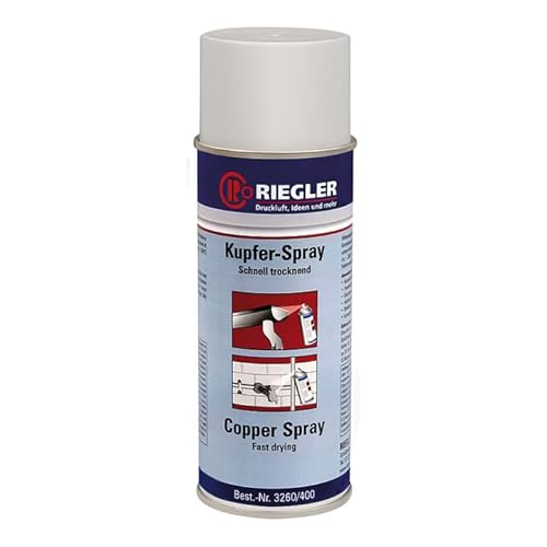 RIEGLER 114580-3260/400 RIEGLER Kupfer-Spray, Temperatur max. 300 °C, 400 ml, 1Stk von Riegler