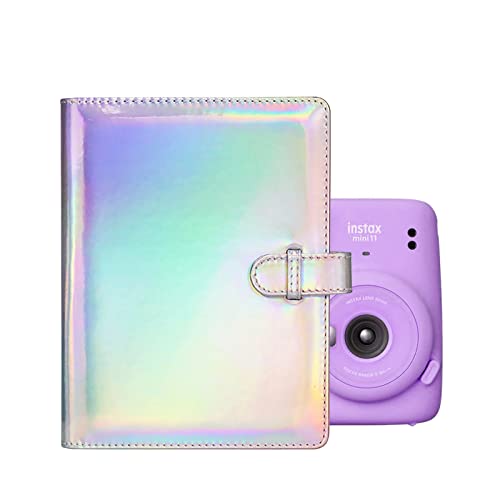 Rieibi Mini-Fotoalbum mit 128 Taschen, Brieftasche aus PU-Leder, Fotoalbum für Fujifilm Instax Mini Evo/11/8/9/7s/25/70/90 Sofortbildkamera, Fotoalbum für Polaroid von Rieibi