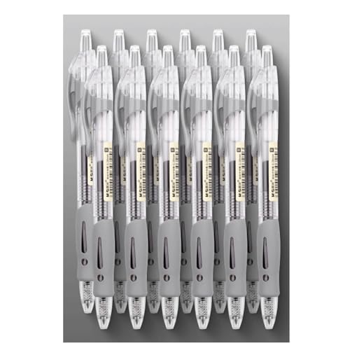 Rieort Kugelschreiber 0,38 mm Kugelschreiber, einziehbare Tintenroller, glattes Schreiben, Gel-Tintenstifte für Büro und Studium, neutraler Stift Schöne von Rieort