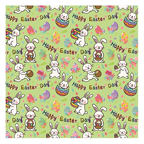 Rifuli #159 Geschenkpapier Geschenkbogen Frühling Ostern Muster für Geburtstag Urlaub Party Baby 6 Stile (Green, One Size) von Rifuli