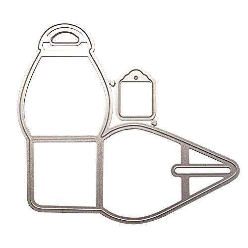 Riiichflowshop Paketbox-Stanzformen Metallschablone Vorlage Form aus Karbonstahl Prägeform Basteldekoration für Zuhause und die Schule von Riiichflowshop