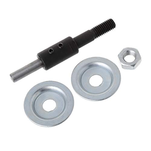 Riiichflowshop Spindeladapter für Doppelschleifmaschine Links axial zum Schleifen und Polieren 8 mm Schaft Mo Edelstahl von Riiichflowshop