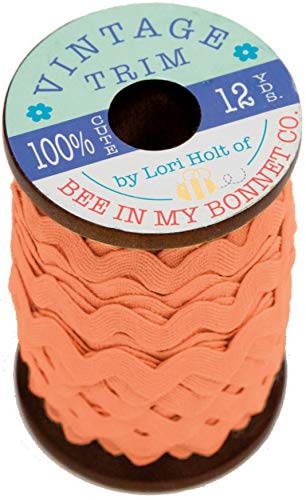 Riley Blake Vintage Trim 3/8 Zoll X12yd-Pumpkin von Riley Blake Designs