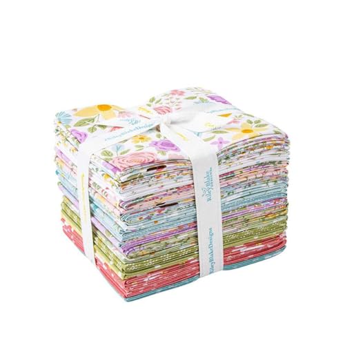 Riley Blake Bunny Trail von Dani Mogstad, hochwertiger Quiltstoff, perfekt zum Quilten, Basteln, Nähprojekte und mehr (Bunny Trail Fat Quarter-Bundle) von Riley Blake