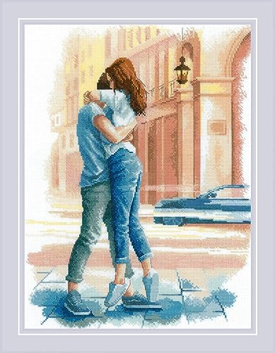 RIOLIS Counted Cross Stitch Kit 11.75"X15.75"-Love Story. Passion von Riolis