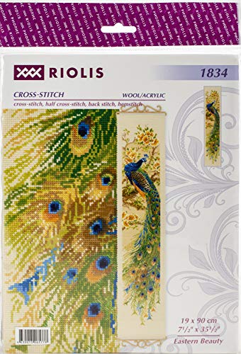 Riolis 1834 Stickbildset Kreuzstich, Mehrfarbig, 19x90cm von Riolis