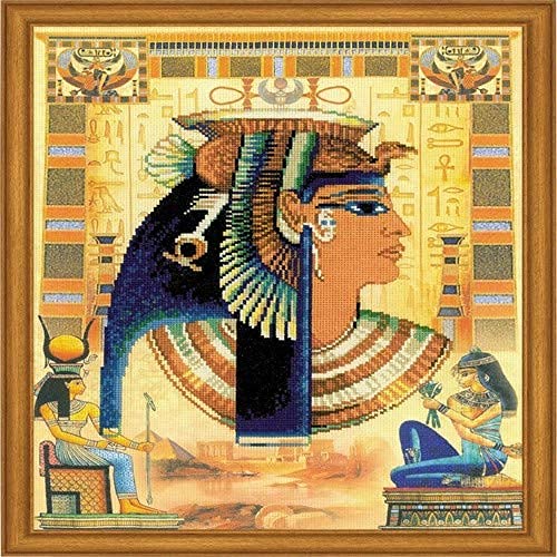 Riolis Cleopatra Cross Stitch Kit, Baumwolle, Multi-Color, 30 X 40 X 0,1 cm von Riolis