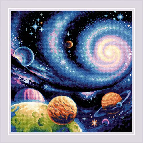 RIOLIS Counted Cross Stitch Kit 15.75"X15.75"-Other Worlds (14 Count) von Riolis