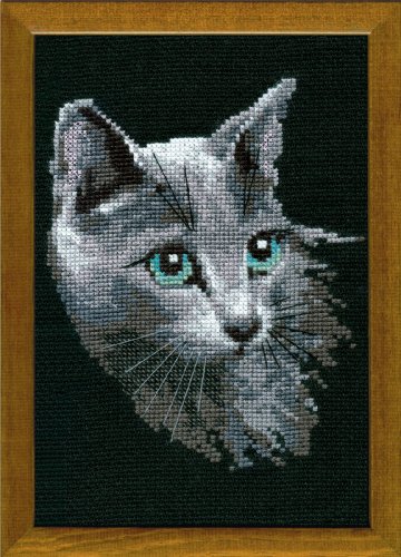 RIOLIS Kreuzstich-Set, Acryl Baumwolle, Mehrfarbig, Russian Blue von Riolis