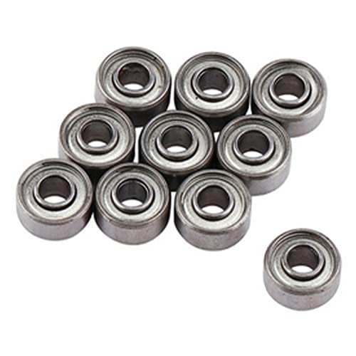 Lager, 10 Stück 693ZZ Miniatur-Kugellager 3 * 8 * 4 mm Kleines doppelt abgeschirmtes Lager von Risegun