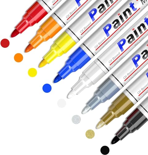 Risiours Wasserfeste Permanente Acrylic Marker Set von Risiours